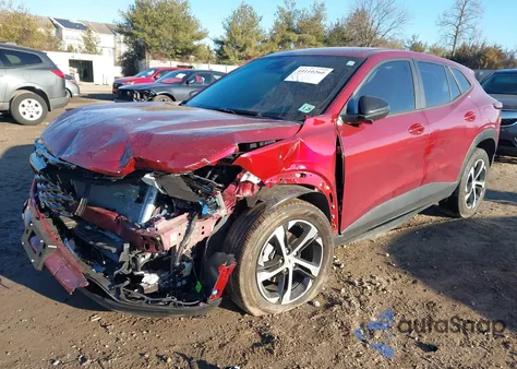 2024 Chevrolet Trax Fwd 1Rs z USA, uszkodzony, nr VIN KL77LGE22RC147051